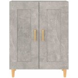  Komoda siva boja betona 69,5x34x90 cm od konstruiranog drva | shoptok.hr