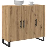  Kreveta Umjetnički hrast 90 x 34 x 80 cm Konstruirano drvo | shoptok.hr