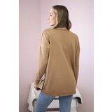 Kesi Sweater with front pockets Camel | Shoptok.si