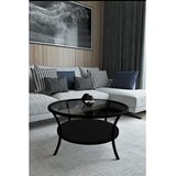 Woody Fashion lotus - fume, black fumeblack coffee table Cene