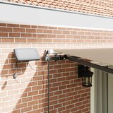  Skrovita tenda S LED lampica Bež 450 ×350 cm tkanina | shoptok.hr