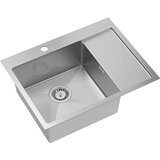 Quadron jekleno pomivalno korito russel 116 brush nickel Cene