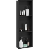  Ničica za tuš Crna 92 x 32 x 10 cm Nehrđajući čelik | Shoptok.si