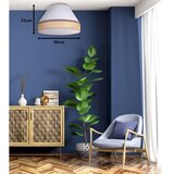  duolla - plafonsko svetlo avignon 1xE27/15W/230V prečnik 50 cm bela/ratan | Eponuda.com
