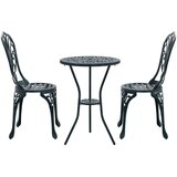  3-dijelni set za vrt u zelenoj boji od lijevanog aluminija | shoptok.hr