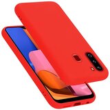 Cadorabo Ohišje, združljiv s Samsungom v tekoči rdeči barvi - zaščitni pokrov iz fleksibilnega silikona TPU, (20585523) Cene