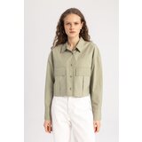 Defacto Regular Fit Basic Poplin Long Sleeve Shirt | shoptok.hr
