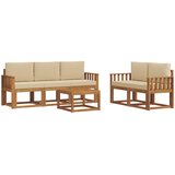  Set vanjskih sofa 6 kom. Prirodna i bež | shoptok.hr