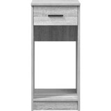 TOWER stalak za računalo s ladicom boja sivog hrasta 35x45x77cm | shoptok.hr