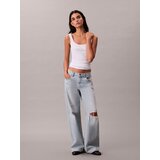 Calvin Klein Jeans Top crna / bijela | shoptok.hr