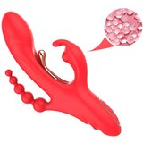Bestoy - 3-grana vibrator s jezikom (crveni) Cijene