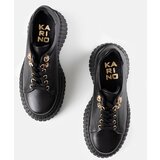 Gemre Black leather platform sneakers Karino | shoptok.hr