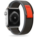 TECH-PROTECT NYLON APPLE WATCH 4 / 5 / 6 / 7 / 8 / SE / ULTRA (42 / 44 / 45 / 49MM) BLACK/ORANGE narukvica | Eponuda.ba