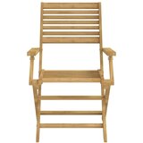  Zložljivi vrtni stoli 6 kosov 54,5x61,5x86,5 cm trdna akacija | Shoptok.si