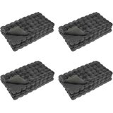  Protuklizna deka od umjetnog zečjeg krzna Olite 4 pcs Tamnosiva | shoptok.hr
