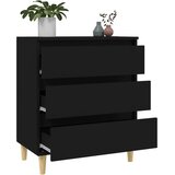  Komoda crna 60 x 35 x 70 cm od konstruiranog drva | Eponuda.com