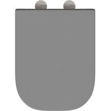  Hiter Sedež za WC z Mehkim Zapiranjem Duroplast Siva, (22054917) | Shoptok.si