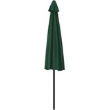 Balkonski suncobran s aluminijskom šipkom 300 x 155 cm zeleni | shoptok.hr