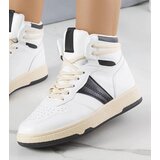 Gemre White and black high-top sneakers Robin | Shoptok.si