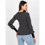BASIC Feel Good Blouse-RV-BZ-8613.15X-black-white | Shoptok.si