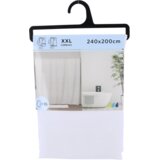 Tendance zavjesa za kadu + 16 pp kukica 240x200cm poliester, bijela | Eponuda.ba