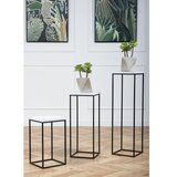  Stalak za cveće BASICLOFT 60x24 crna/bela | Eponuda.com
