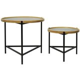  Komplet 2 miz DKD Home Decor Črna 64 x 64 x 55 cm 62 x 62 x 55,5 cm | Shoptok.si