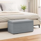  Stolica Svetlo siva 81 x 41 x 40 cm Tkanina in obdelano les, (5000302495) Cene
