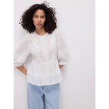 Reserved Bluza s izvezenim uzorkom - bijela | shoptok.hr