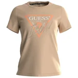 Guess Majice s kratkimi rokavi W3GI46I3Z14A60N Kostanjeva