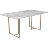 CosmoLiving by Cosmopolitan Blagovaonski stol u mramornom dekoru 90x160 cm Astor – Cijene