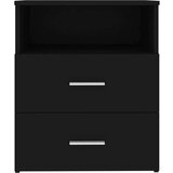 vidaXL Nočna omarica 2 kosa črna 50x32x60 cm | Shoptok.si