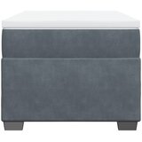 Box spring krevet s madracem tamnosivi 100x200 cm baršunasti | Eponuda.ba