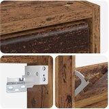  Ormar za cipele na zidu BREDA 71 x 17 x 43 cm Konstruirano drvo | shoptok.hr