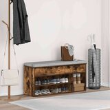  Klupa za cipele boja dimljenog hrasta 102x30 5x45 cm drvena | shoptok.hr