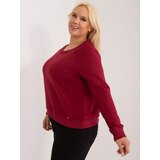 BASIC Feel Good Sweatshirt-RV-BL-6326.02X-burgundy | Shoptok.si