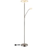Globo 59093N - LED prigušiva stojeća lampa STANFORD 28W/230V + 5W 3000K sjajni hrom | Eponuda.com