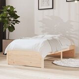 Maison Chic Posteljni okvir - Enojna postelja - Postelja za odrasle trden les 75x190 cm-J15485, (21759259) | Shoptok.si
