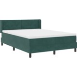 Box Postelja s vzmetnico Temno Zelena 160x200 cm Žamet, (22051295) | Shoptok.si