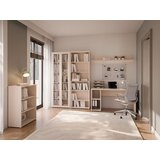 CARRYHOME REGAL 74,5/214,3/34,9 cm peščene barve | Shoptok.si