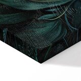  Slika - Dark Green Victorian Leaves: Botanical Carved Composition 60x40 Premium Print | shoptok.hr