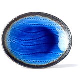 MIJ Moder keramični ovalni krožnik Cobalt, 24 x 20 cm Cene