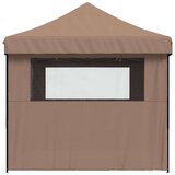 Šator za svadbe - šator za zabave Smeđa 292 x 440 x 315 cm Oxford tkanina - Smeđa s 4 bočna zida Da | shoptok.hr