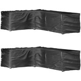  Navlake za kutnu vrtnu garnituru 2 kom s 18 ušica 220x285x80 cm | shoptok.hr