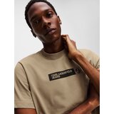 Karl Lagerfeld jeans Majica taupe siva / crna | shoptok.hr