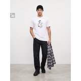 Sinsay Pamučna majica s printom | shoptok.hr