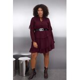 Trendyol ženska haljina Tbbaw26Ah00003, bordo | Eponuda.com