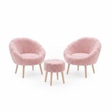 Atelier Del Sofa fotelje i tabure lida wellsoft pink | Eponuda.com