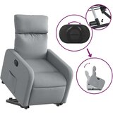 vidaXL Električni naslonjač na podizanje svjetlosivi od tkanine | shoptok.hr