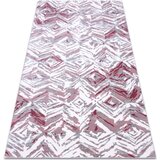RugsX Preproge Preproga AKRIL DIZAYN 121 svetlo siva / 160x230 cm Rožnata | Shoptok.si